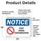 Signmission Safety Culture Sign, 24 in Width, Vinyl Decal, Rectangle OS-2PACK-NS-D-1824-L-18474 - alternate 6